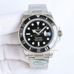 Clean Factory Rolex Submariner 3235 Black Face Watch 41mm